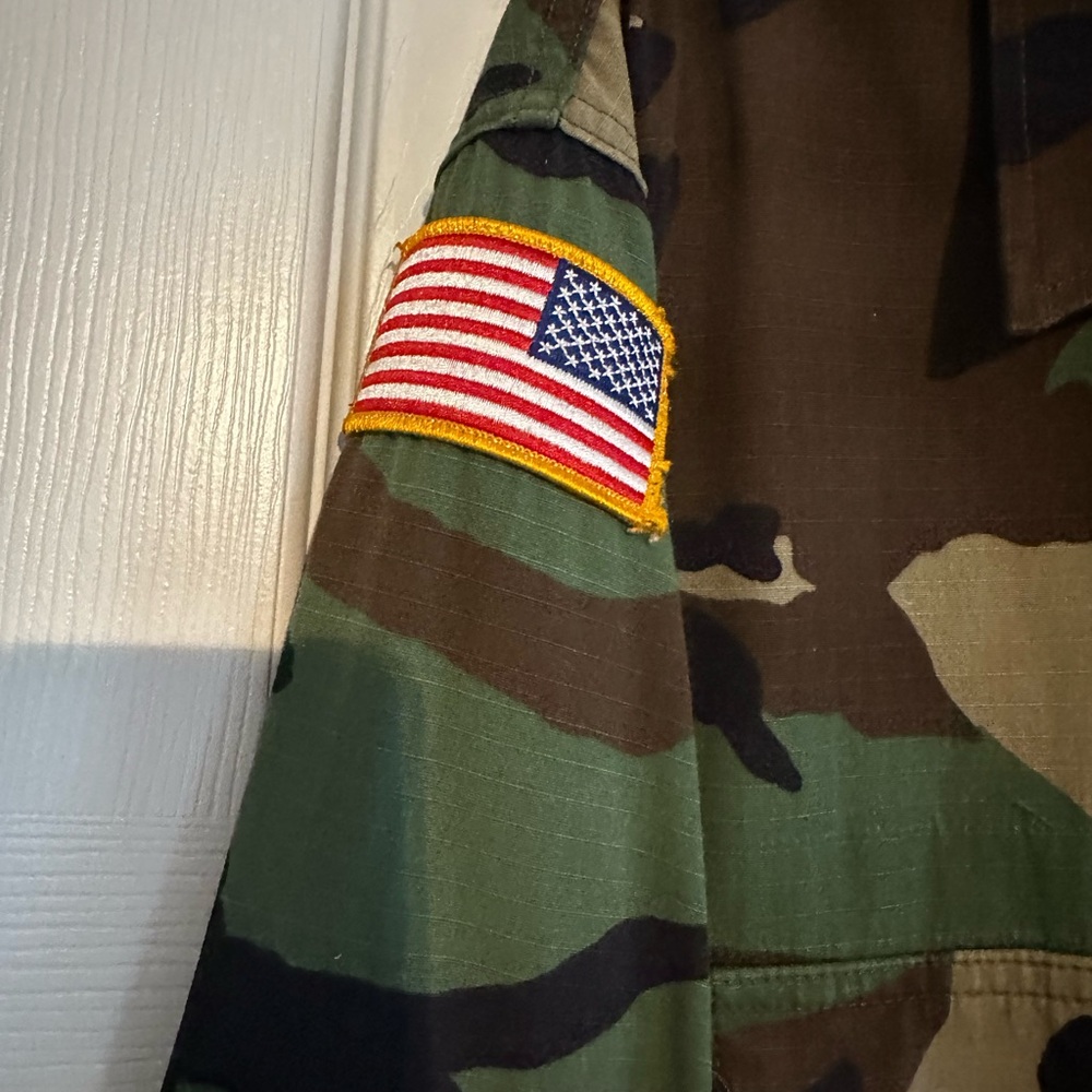 Camo Pattern Army Jacket - Picture 3 of 5